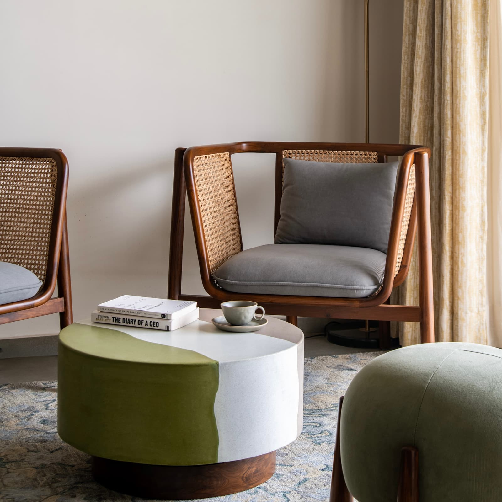 Aarambaan Lounge Chair by The Raw Project