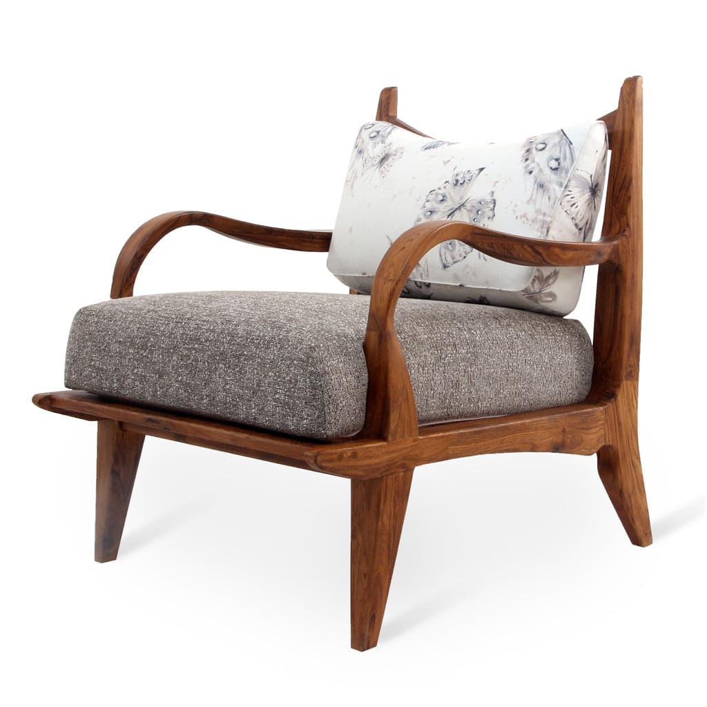 Araal - Teak Lounge Chair 6 by Alankaram