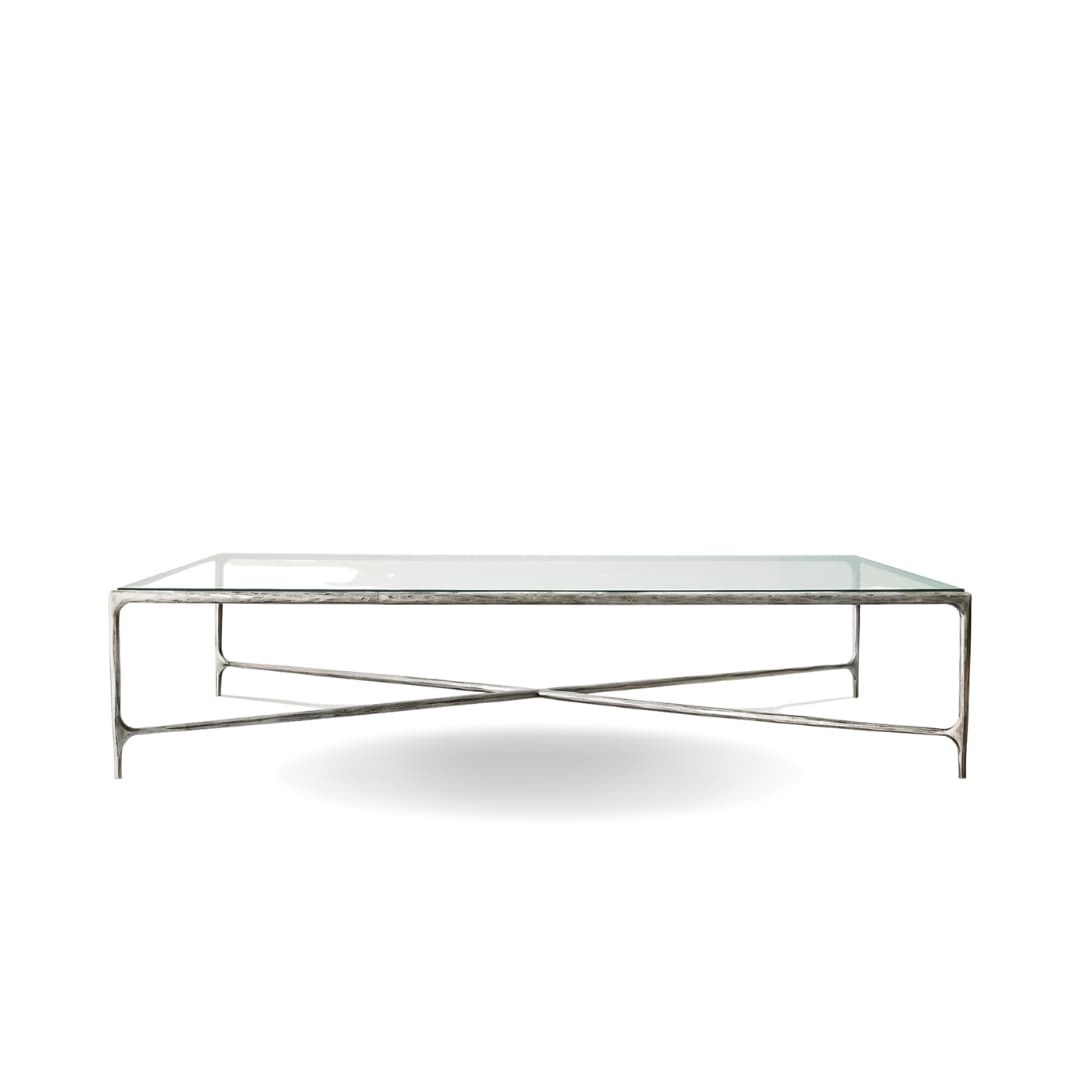 Marcus Coffee Table - Forged Pewter by The Inside project