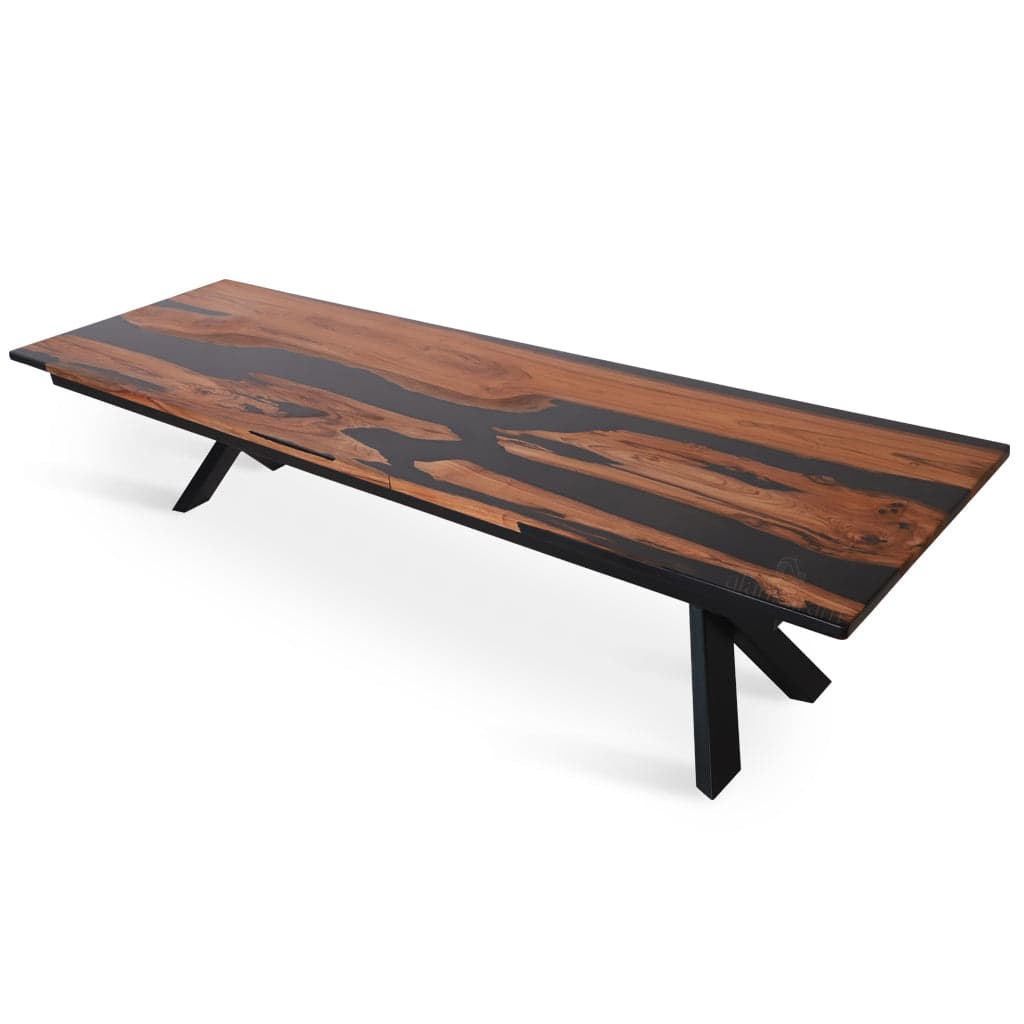 Smola Teakwood Resin Conference / Dining Table by Alankaram