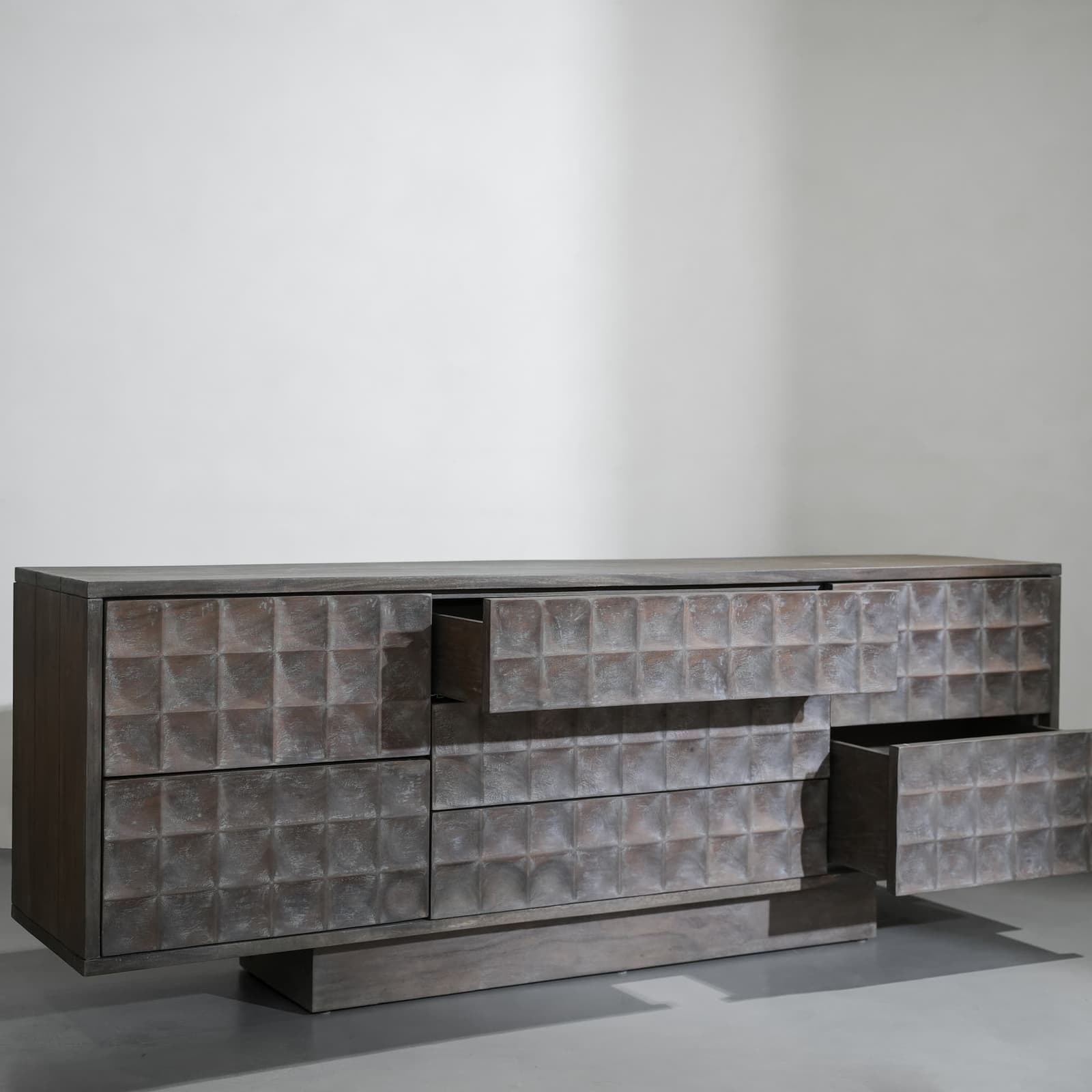 Thanjavur Chiseled Buffet Console by Dtale Modern