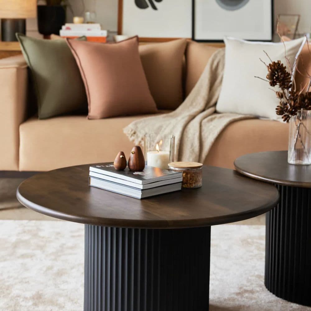 Mumbai Solid Wood Coffee Table for Living Room – Modern & Durable Design by Furnhands