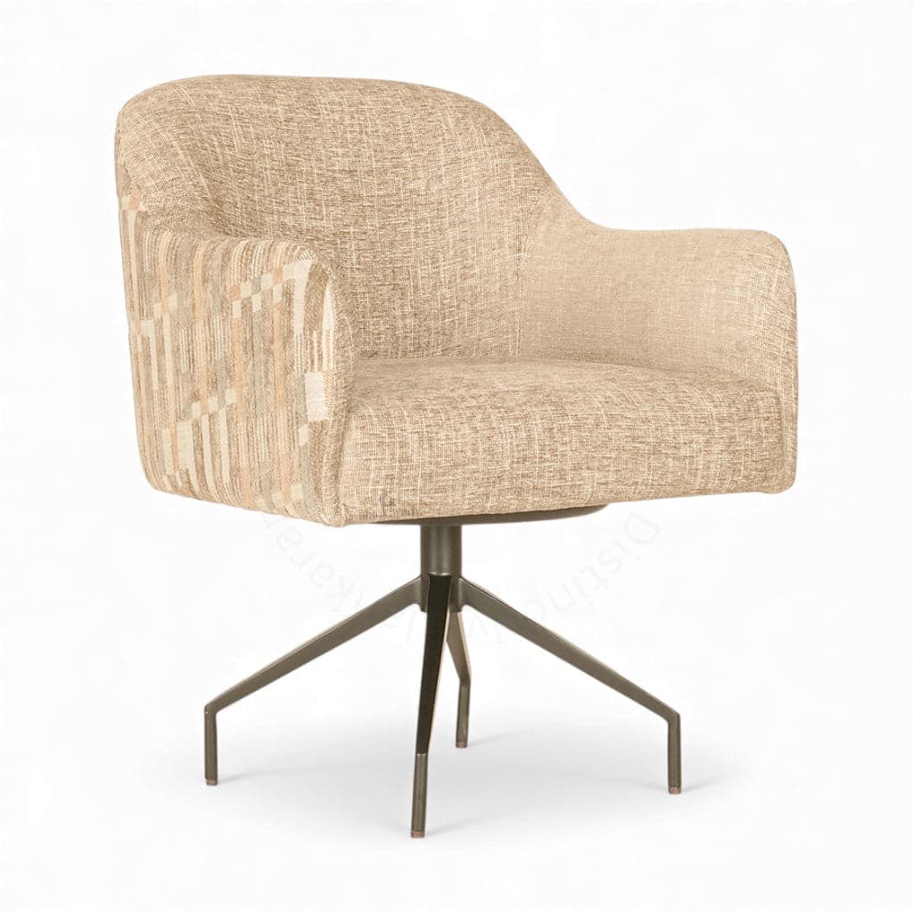 Aavaha - Metal Dining Chair, Spider Base 2 by Alankaram