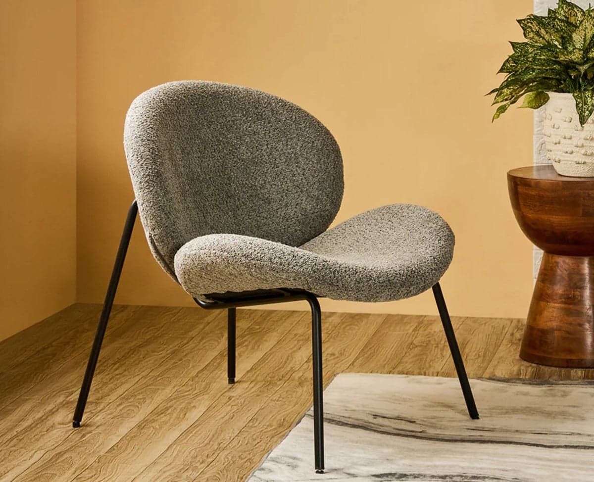 Sunbloom Lounge Chair - (Grey) by Furniselan