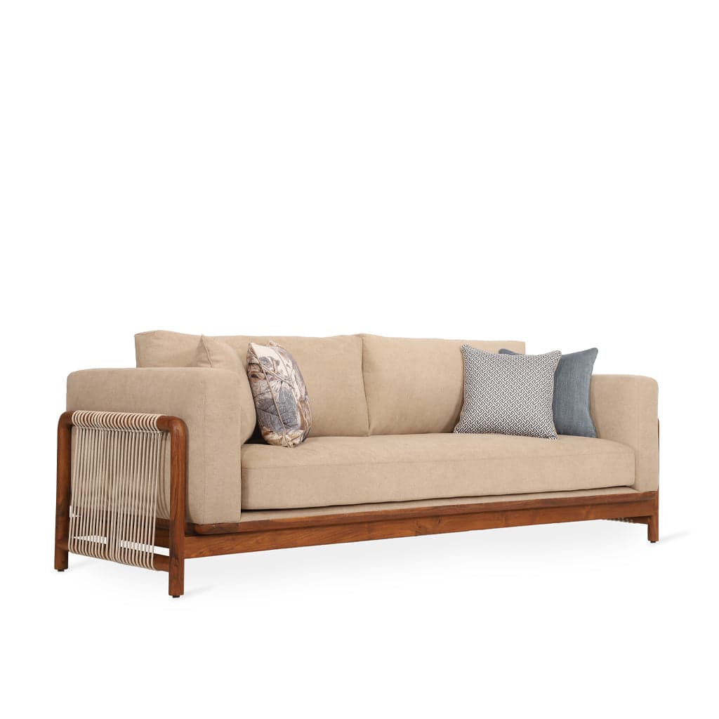 Kaha - Three Seater Teak Sofa 5 by Alankaram