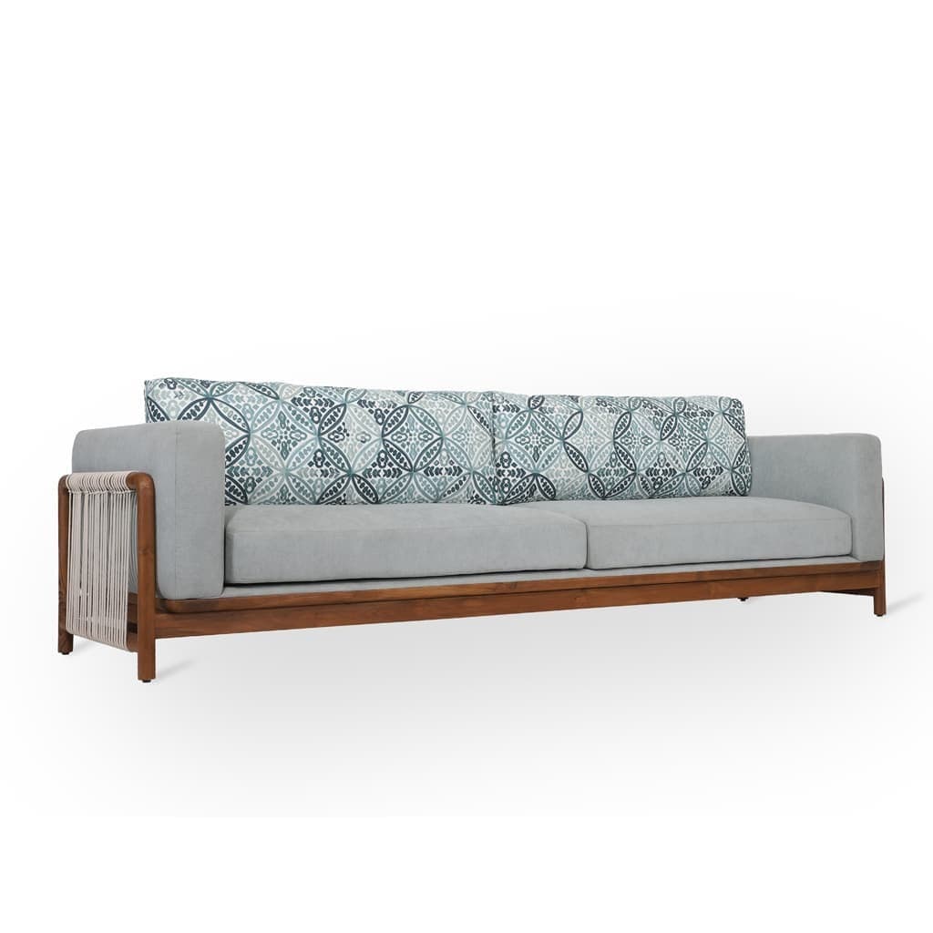 Kaha - Four Seater Teak Sofa 5 by Alankaram