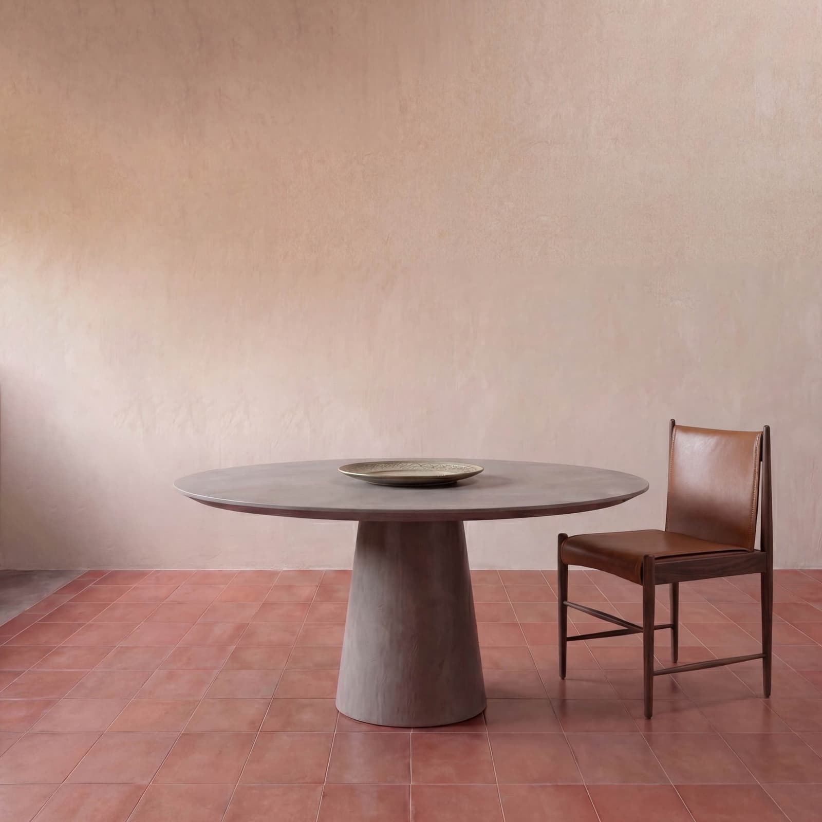 Gris Round Dining Table by Dtale Modern