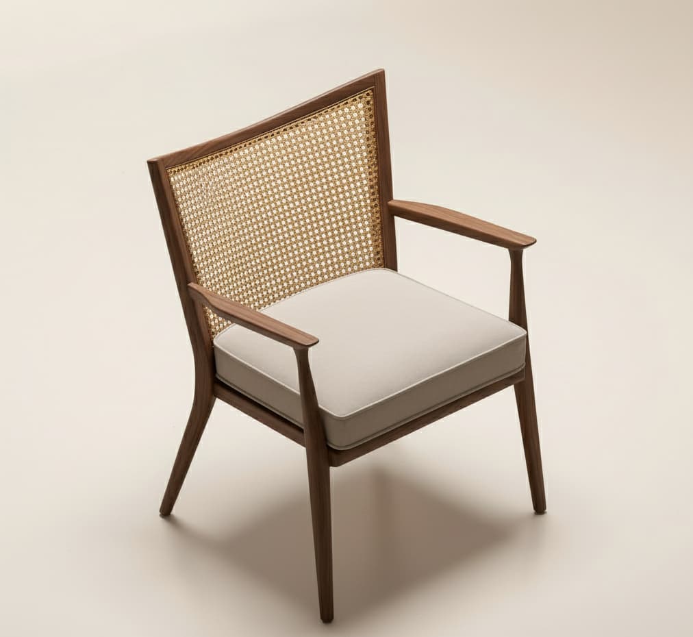The Tova Armchair (Natural Teak)) by The Inside project