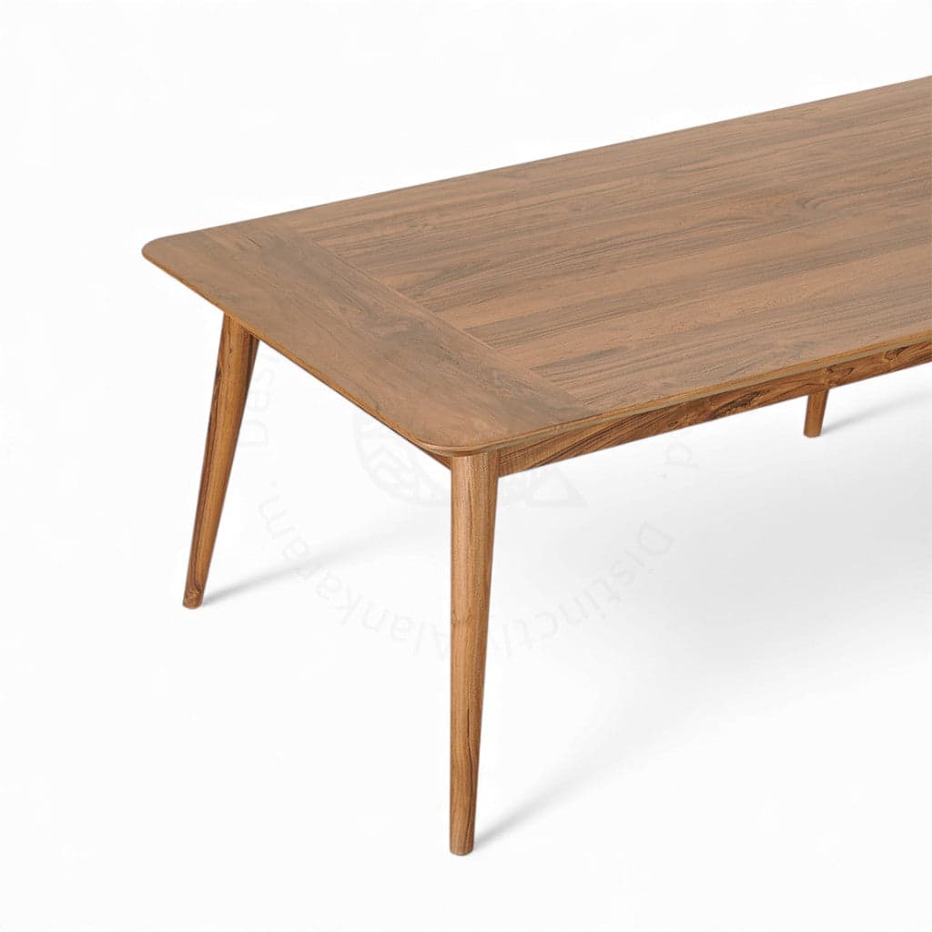 Ambu - Six Seater Teak Dining Table by Alankaram