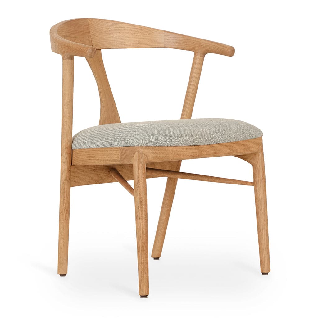 Ploot - Ash/Oak/Beech Dining Chair, Upholstered Seat 10 by Alankaram