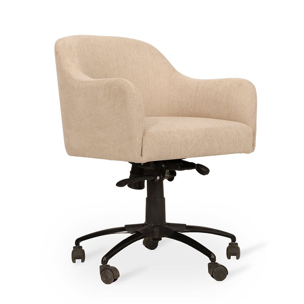 Aavaha - Metal Dining Chair, Castor Base with Swivel 3 by Alankaram