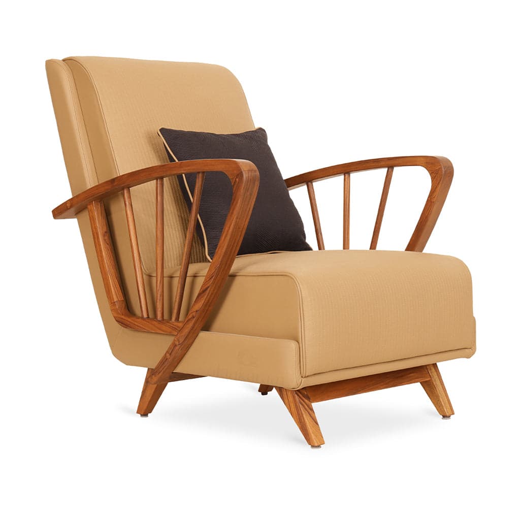 Fani - Teak Lounge Chair 2 by Alankaram