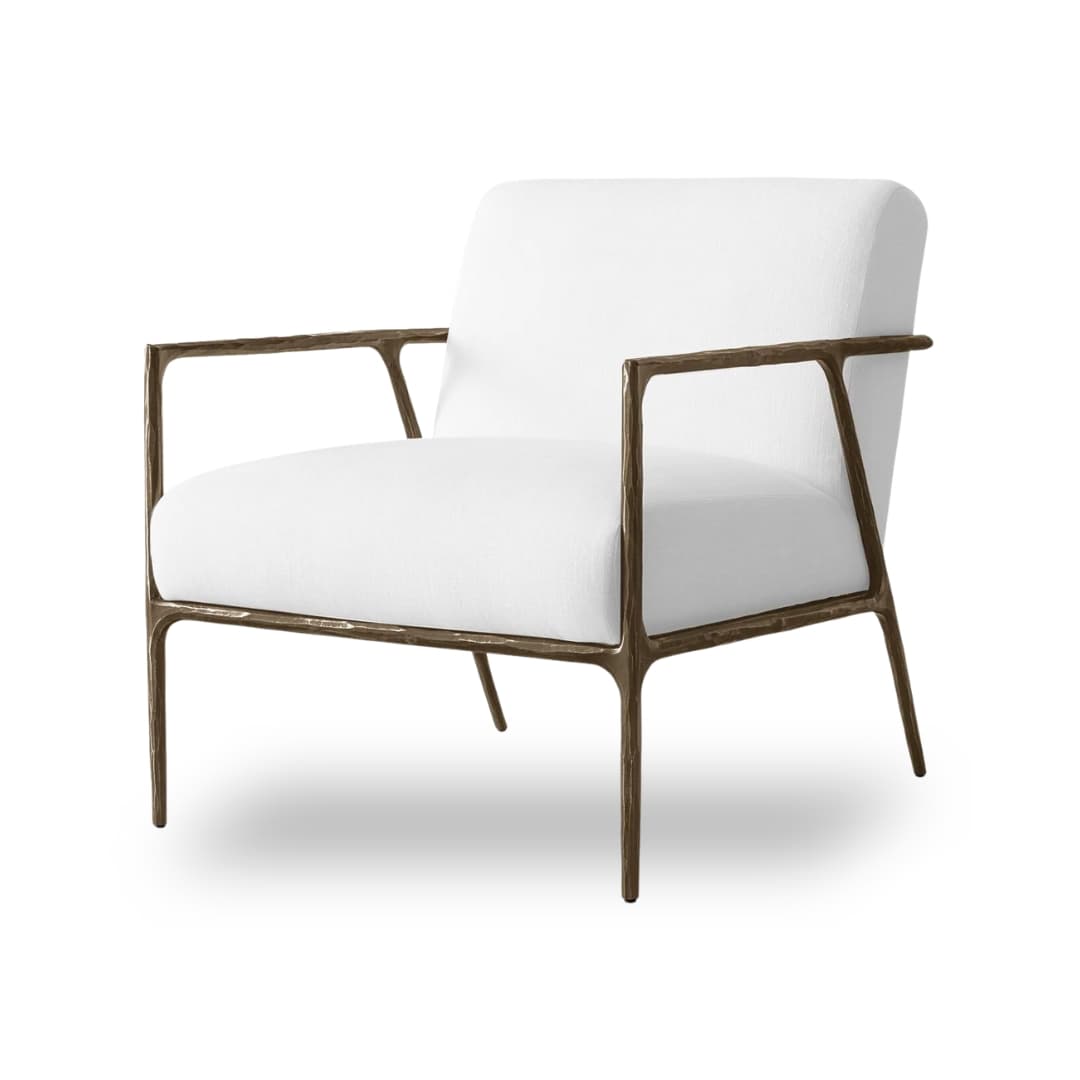 Augustus Track Arm Chair-Forged Bronze by The Inside project