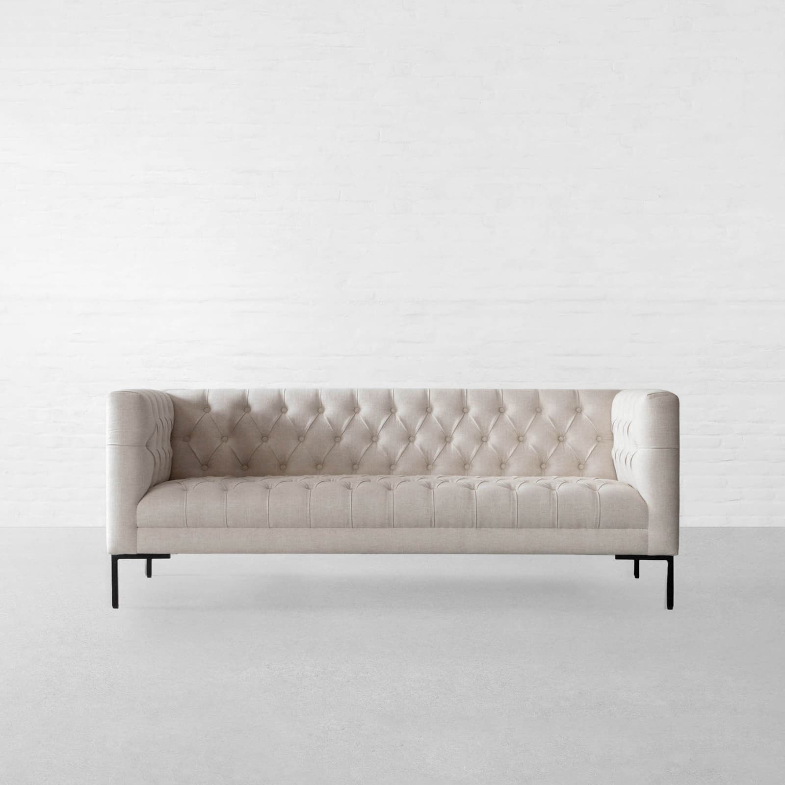 Lisbon Tufted Fabric Sofa Collection by Gulmohar Lane