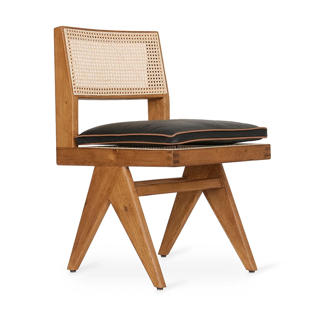 Jeanneret - Teak Dining Chair Without Armrest 3 by Alankaram