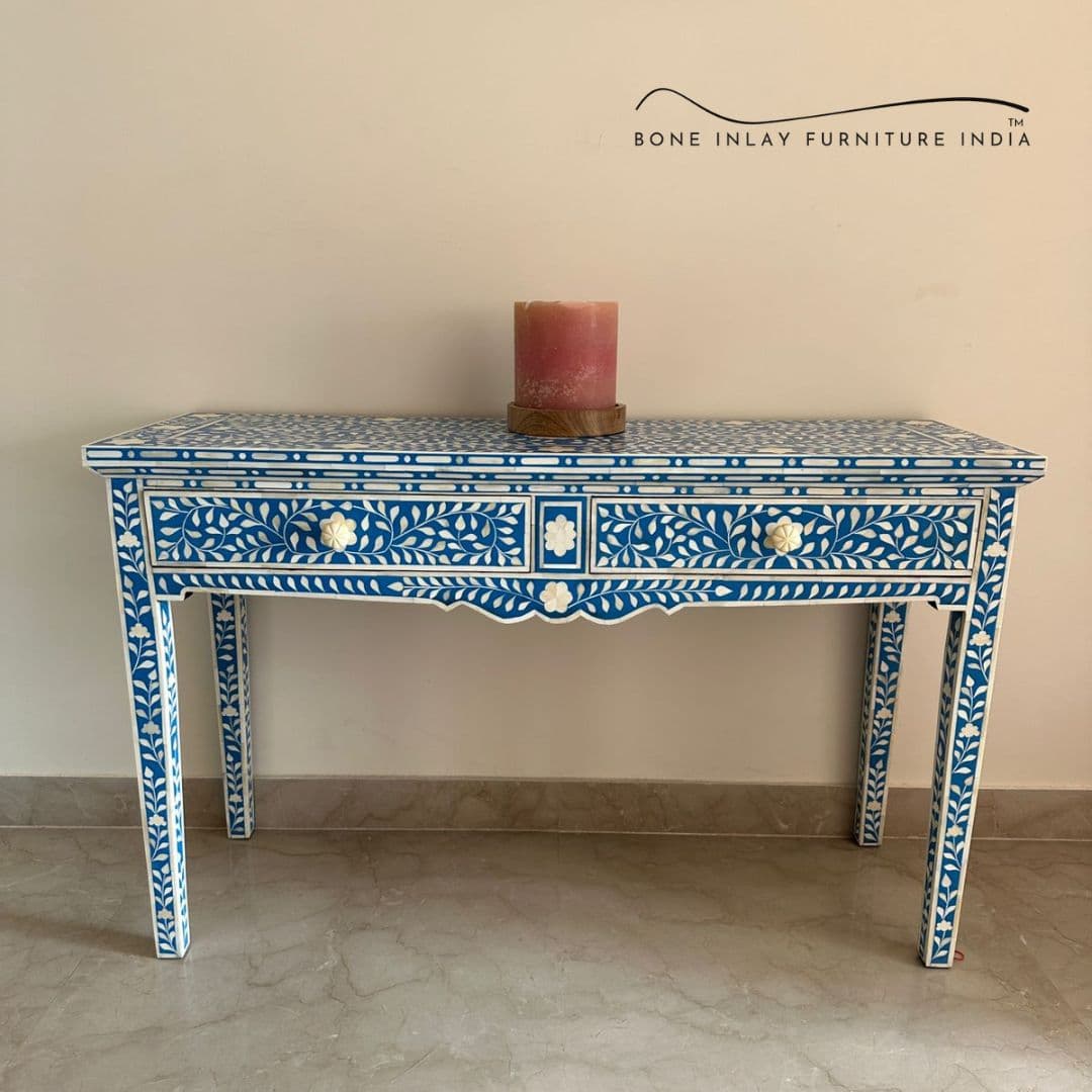Bone Inlay Console Table 6 by Bone Inlay Furniture India