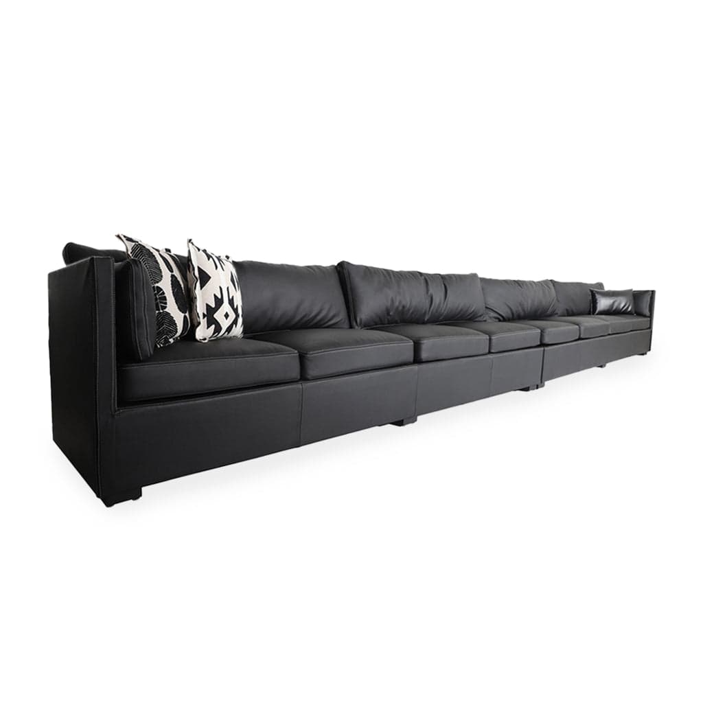 Deri - Eight Seater Ash/Oak/Beech Sofa, Stained by Alankaram