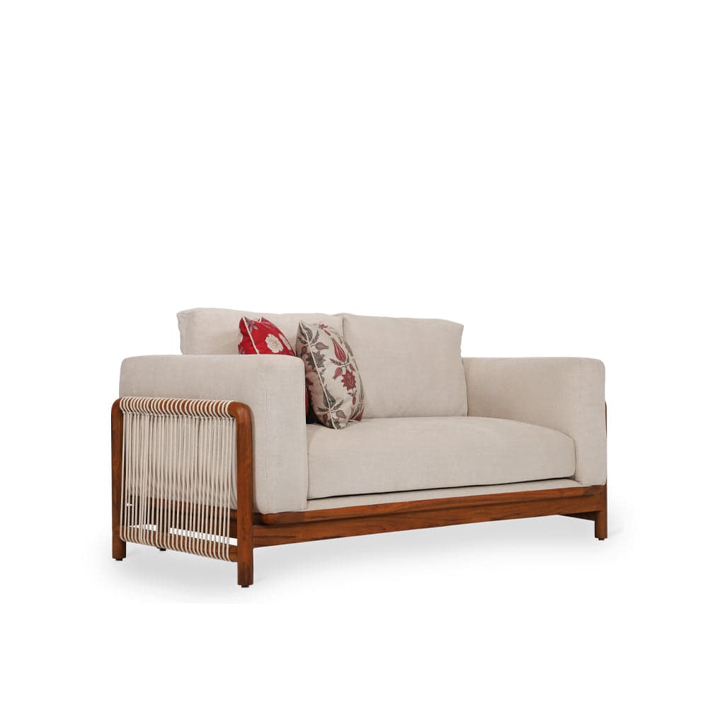 Kaha - Two Seater Teak Sofa 2 by Alankaram