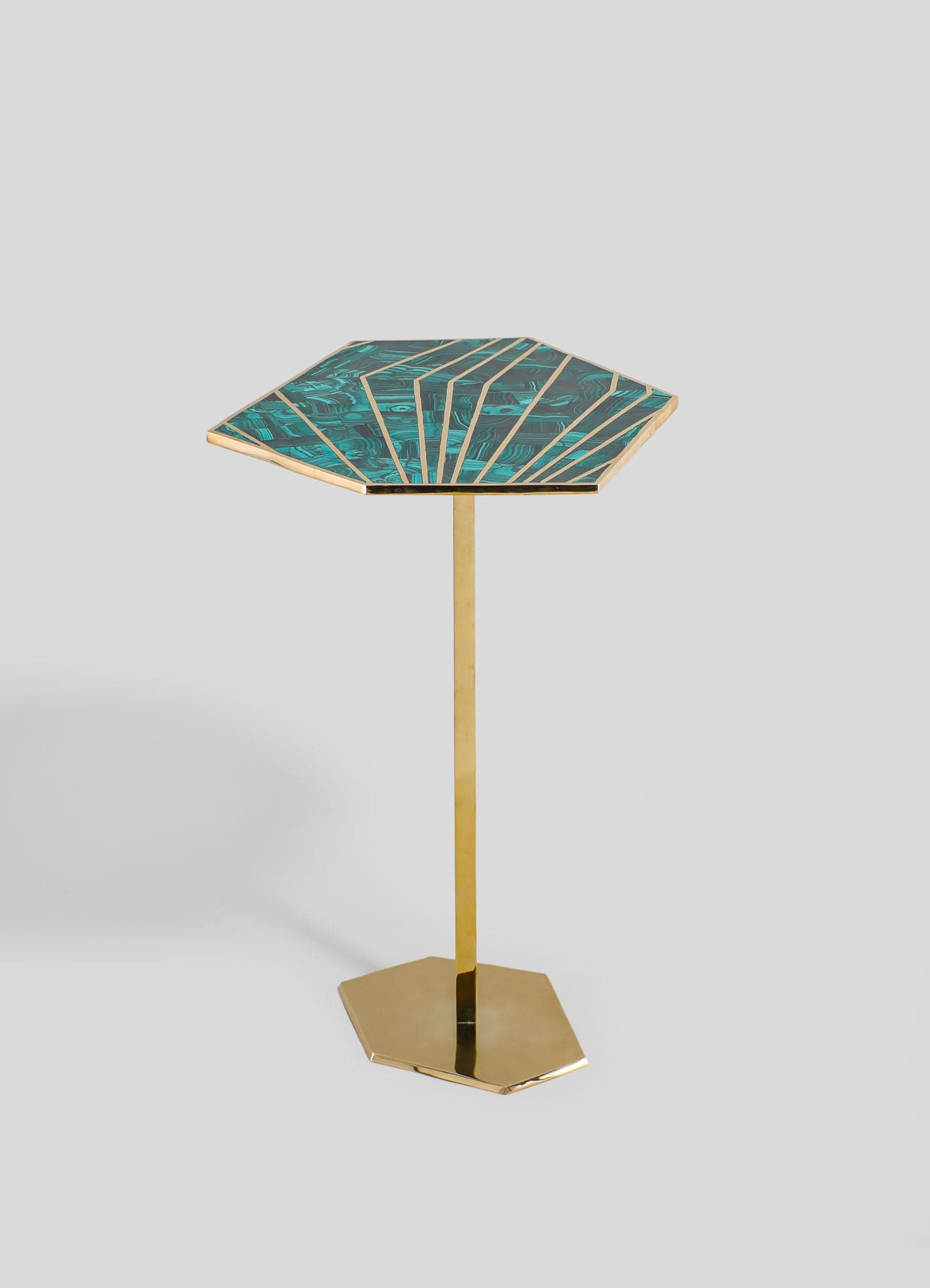 Jaipur Green Side Table Large by Viya