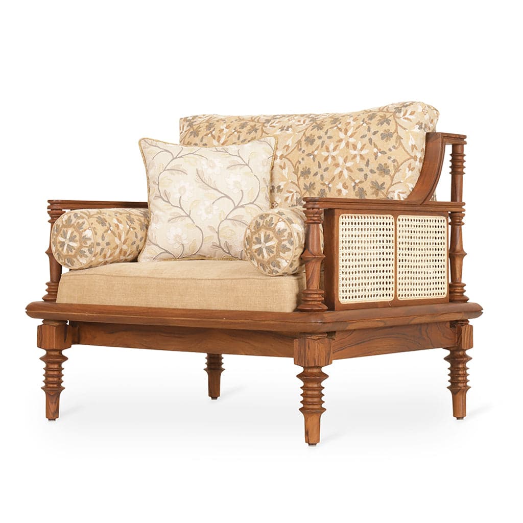 Megah - Teak Club/Sofa Chair by Alankaram