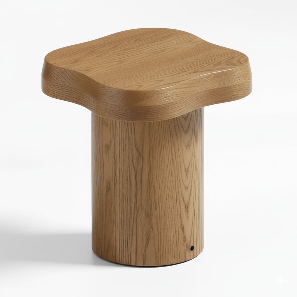 Luvin End Table (Natural Teak) by The Inside project