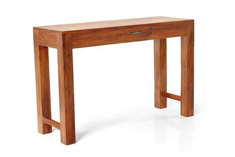 Solid Wood Cube Console Table by Saraf Furniture