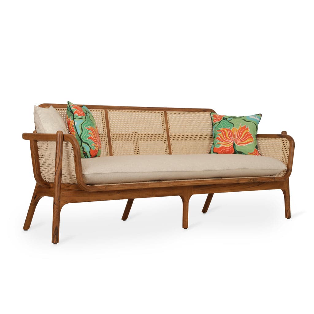 Bango - Three Seater Teak Sofa 2 by Alankaram