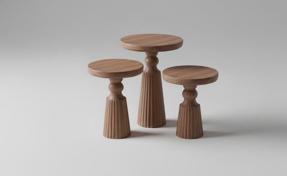 Avela End Table (Natural Teak) by The Inside project
