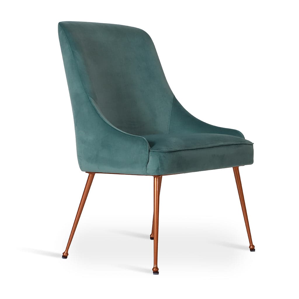 Faraja - Dining Chair, Metal Legs 3 by Alankaram