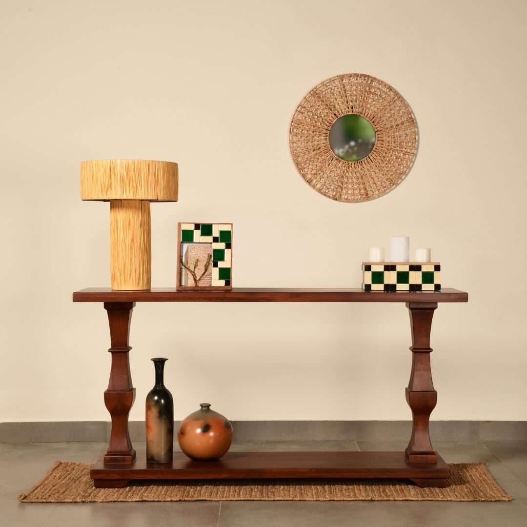 Noir Colonial Style Console by Opaque studio
