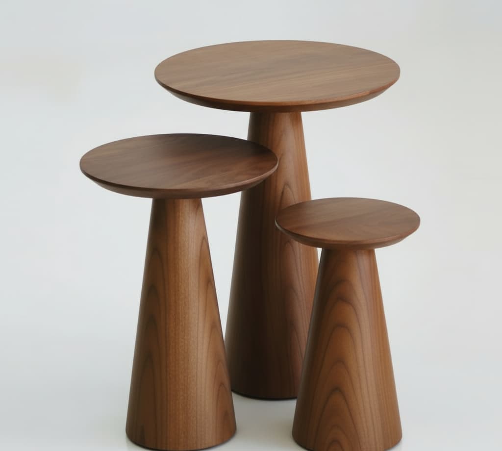 Ello End Table (Natural Teak) by The Inside project
