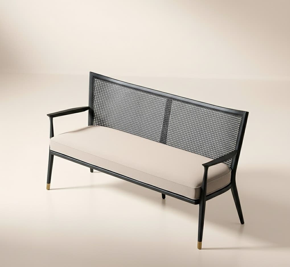 The Tova Two Seater (Matte Black) by The Inside project