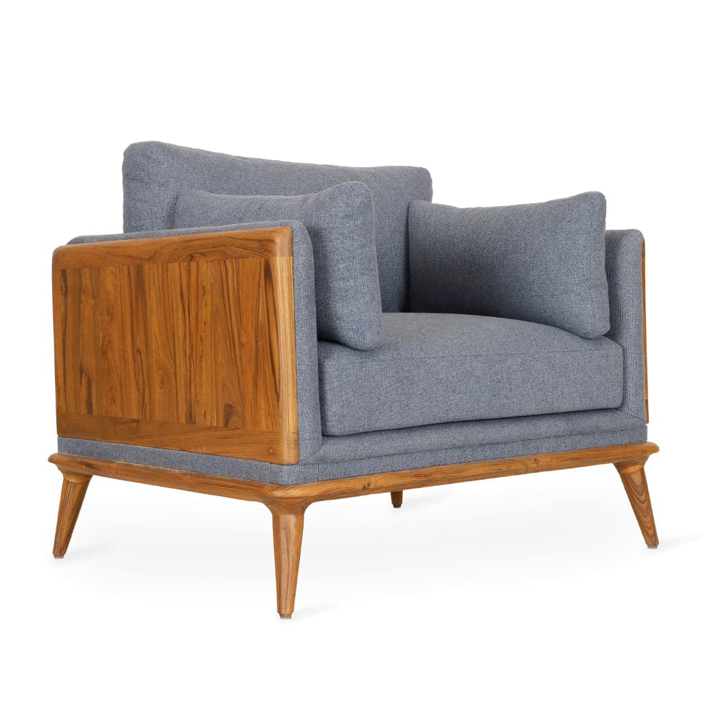 Mysig - Teak Club/Sofa Chair 2 by Alankaram