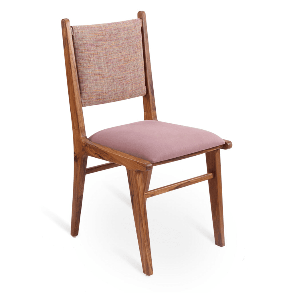 Asandi - Teak Dining Chair, Full Upholstered 3 by Alankaram