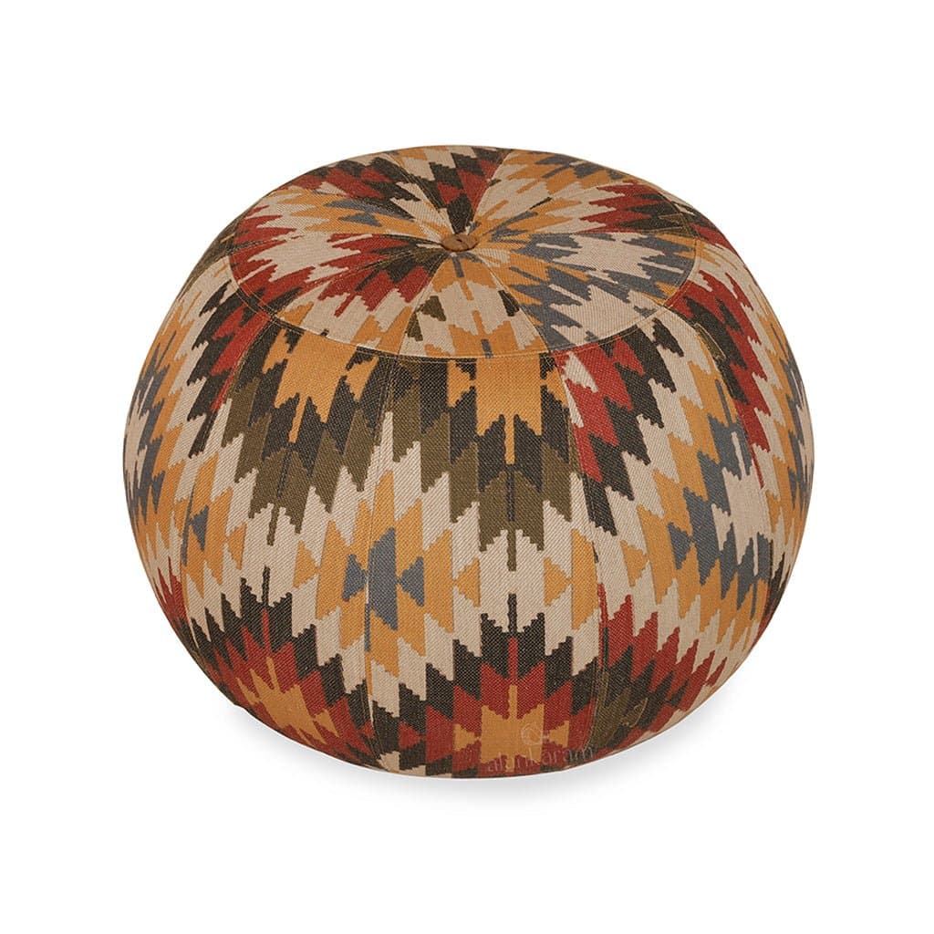 Pouffe - Round Ottoman 8 by Alankaram