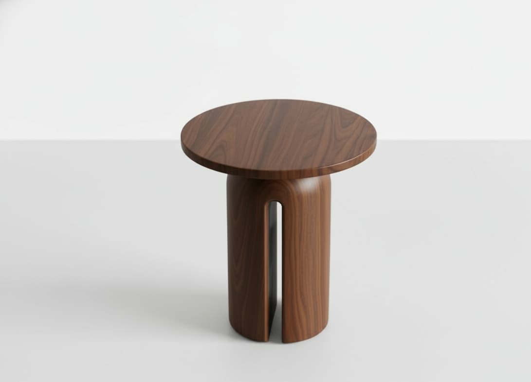 Evan End Table (Natural Teak) by The Inside project