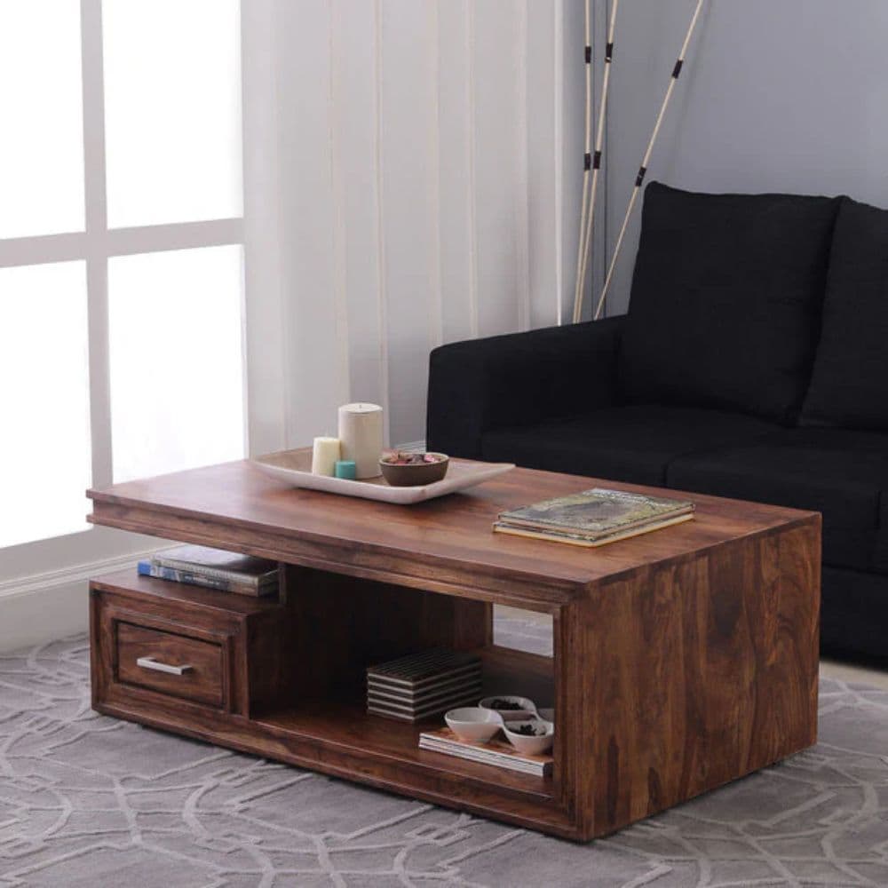 Furnhands Wooden Coffee Table For Living Room by Furnhands