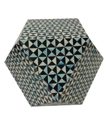 Neera Inlay Side Table by The Artisania