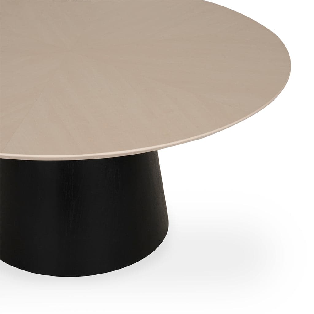 Kosy - Six Seater Ash/Oak/Beech Dining Table, Laminate top by Alankaram