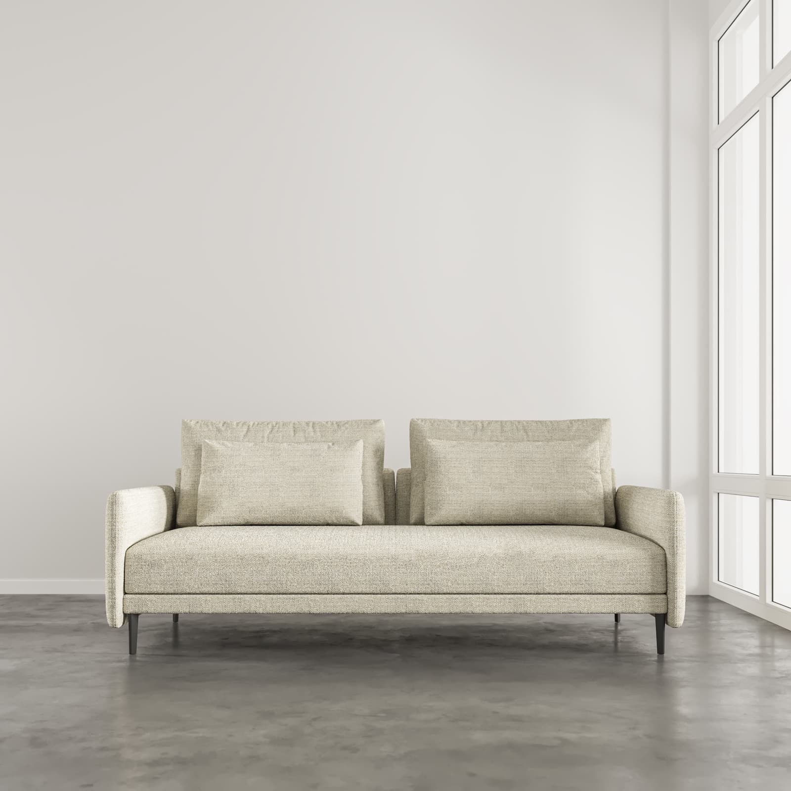 Hebron Three Seater Sofa by Dtale Modern