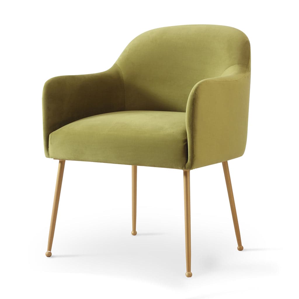 Aavaha - Metal Legs Dining Chair by Alankaram