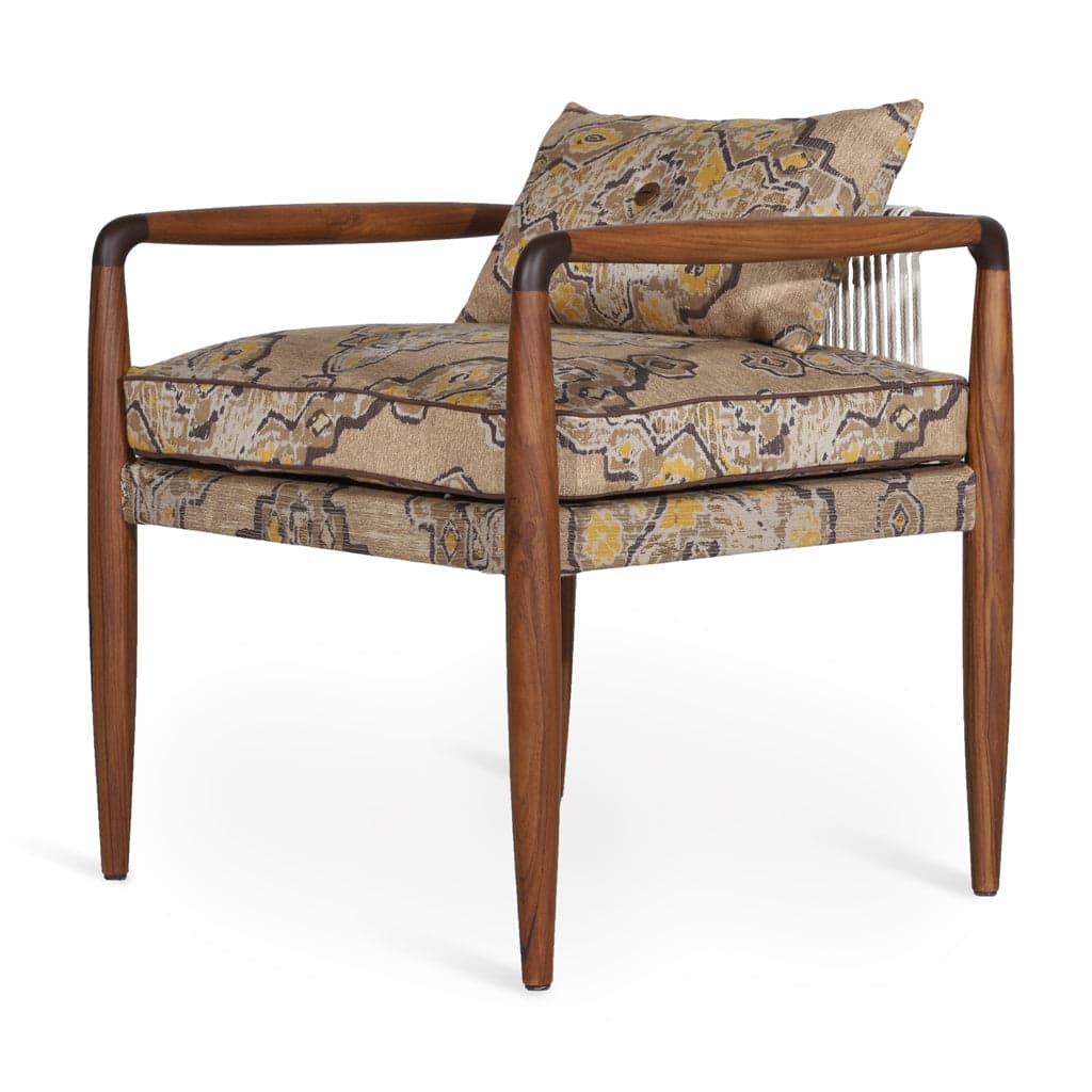 Kutu - Teak Lounge Chair, Stained by Alankaram