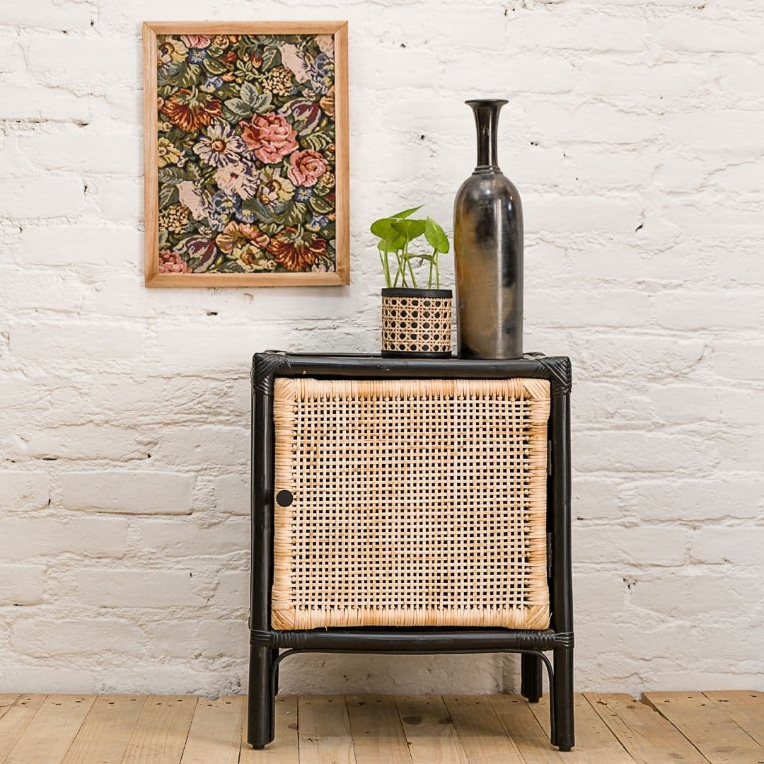 Onyx Bamboo Side Table by Opaque studio