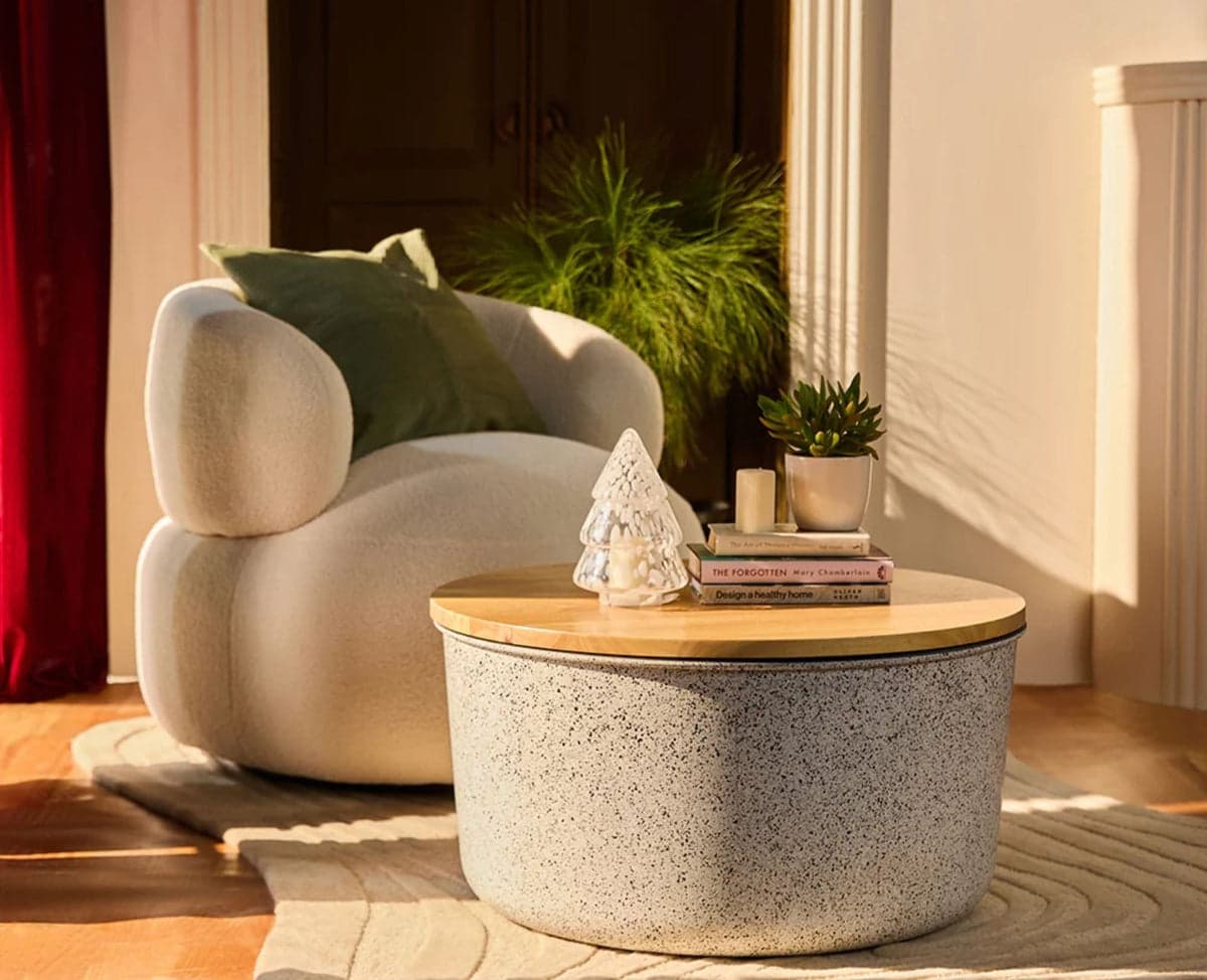 Avery Thyme Coffee Tables - (Light Brown) by Furniselan