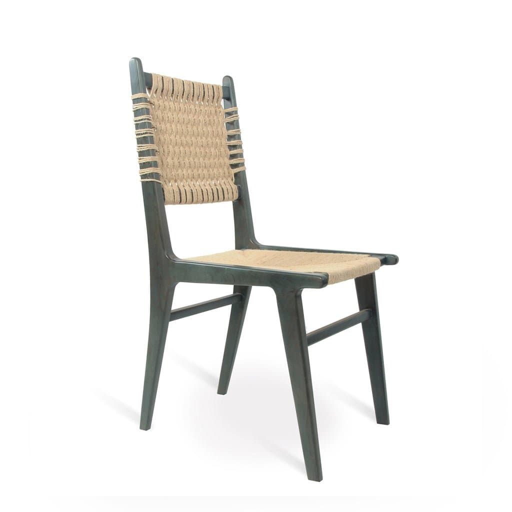 Asandi - Ash/Oak/Beech Dining Chair, Stained, Full Woven 2 by Alankaram