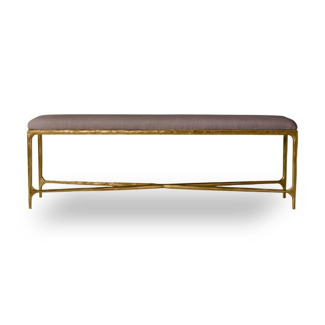 Venus Long Bench - Forged Brass by The Inside project