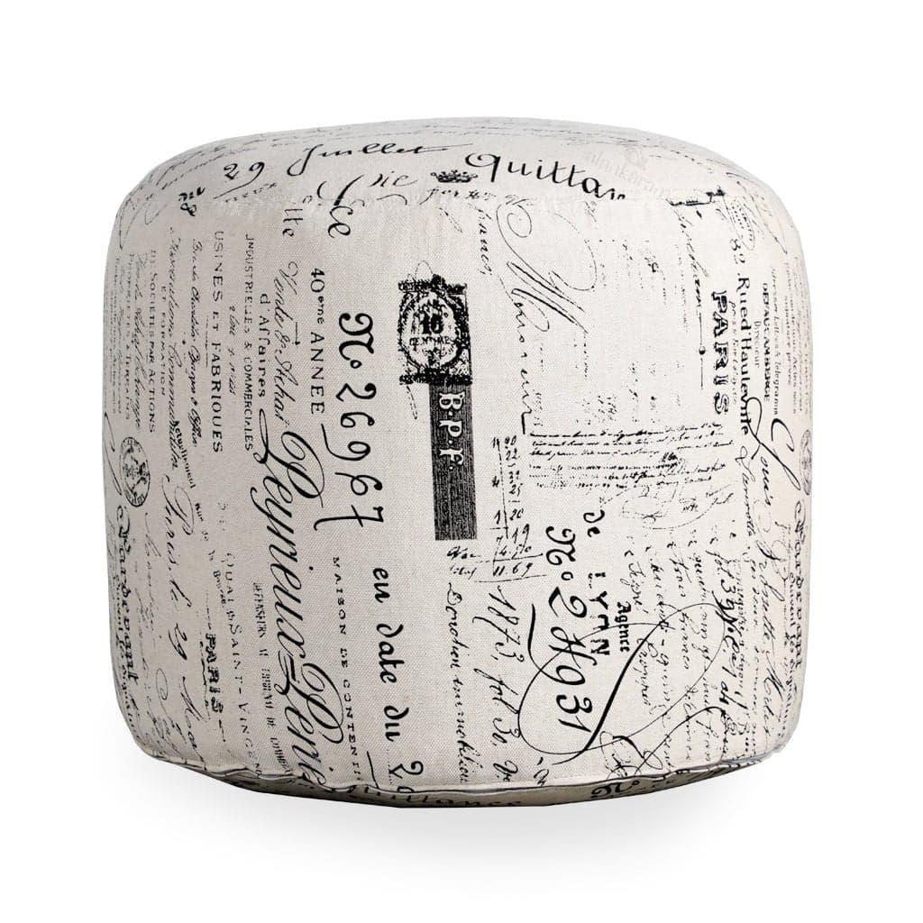 Pouffe - Round Ottoman 6 by Alankaram