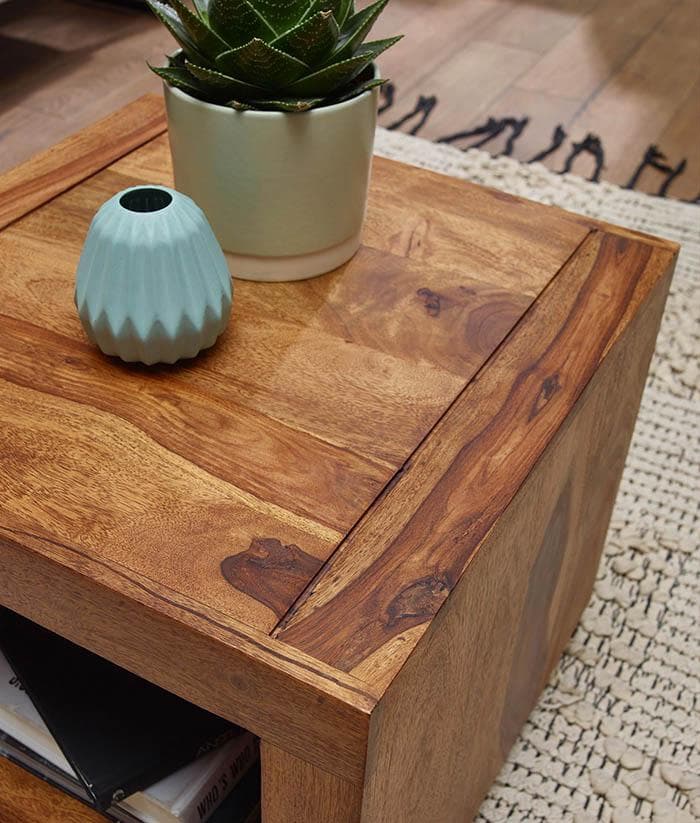 Solid Wood Capital lamp Table by Saraf Furniture