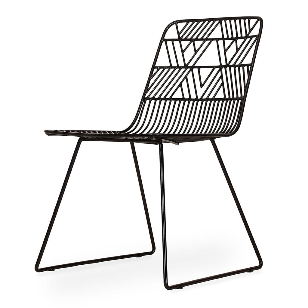 Poro - Metal Dining Chair by Alankaram
