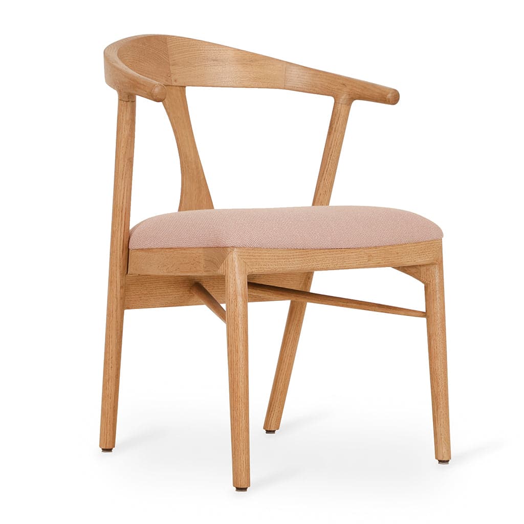 Ploot - Ash/Oak/Beech Dining Chair, Upholstered Seat 9 by Alankaram